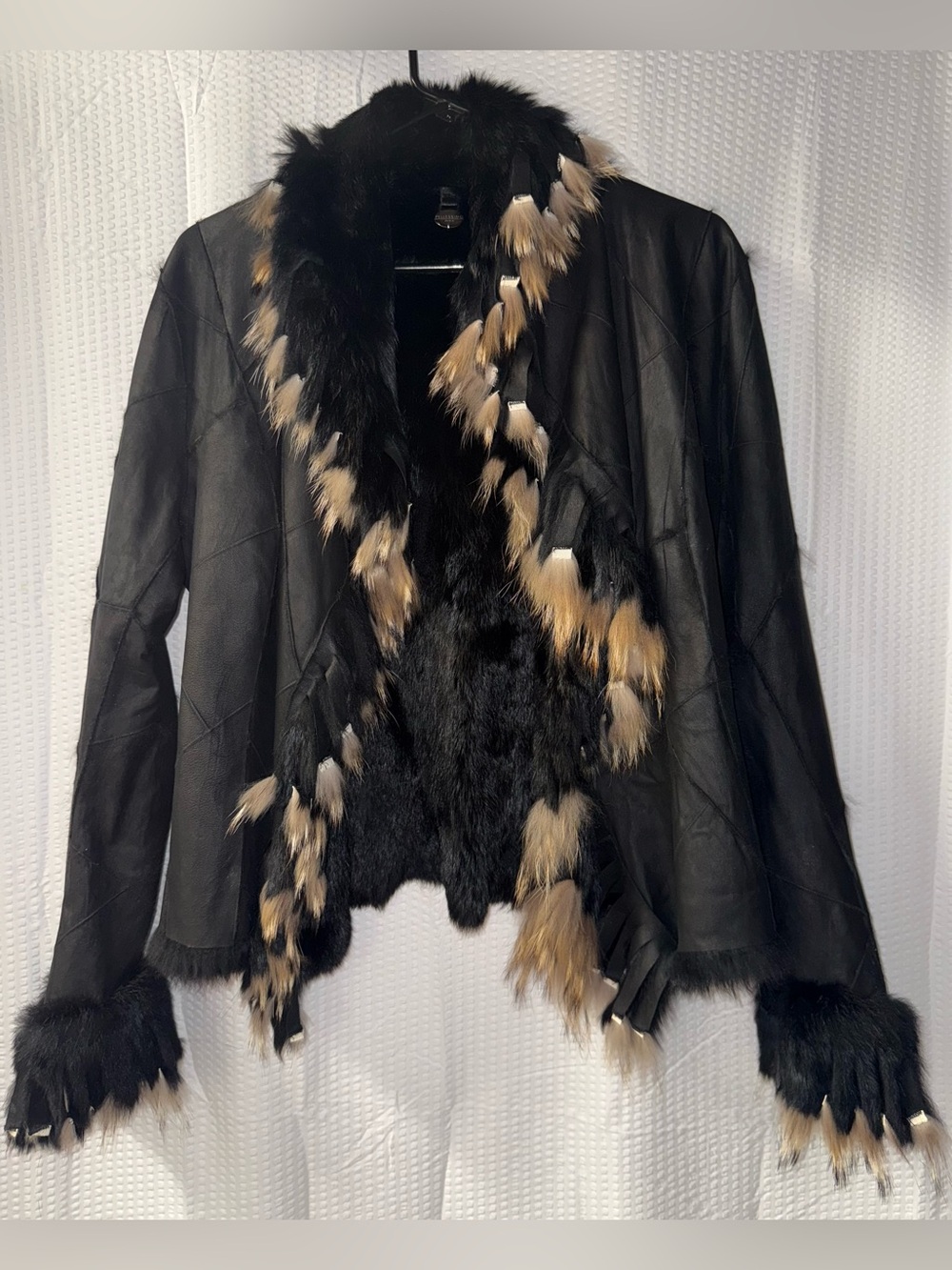 Pellessimo Paris Rabbit Fox Coat Size M